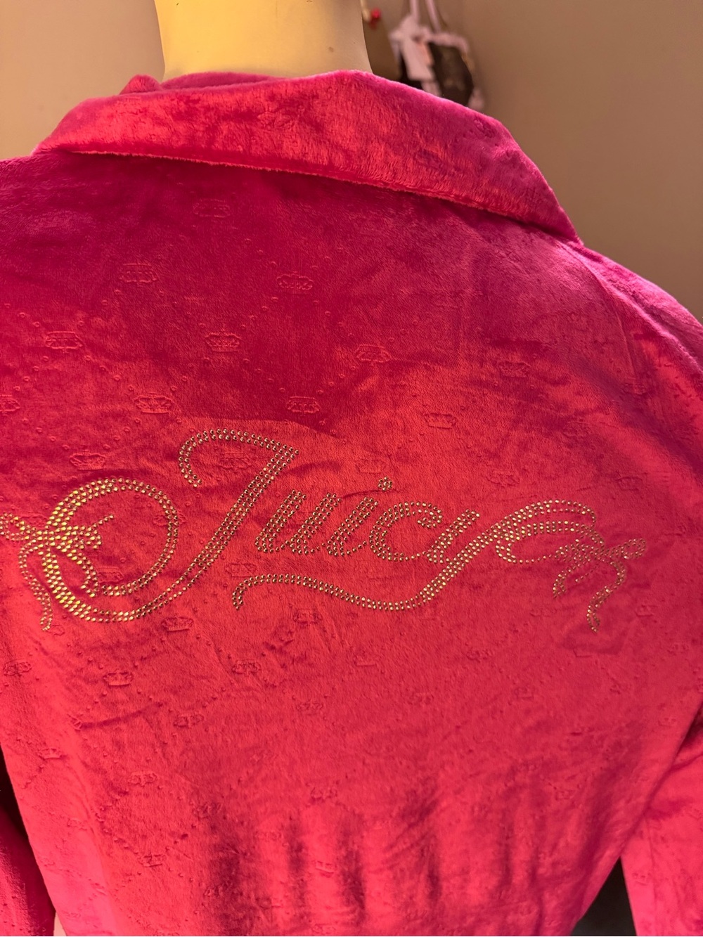 Juicy Couture Velour Fuchsia Pajama Set - Picture 3 of 6